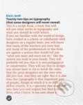 Kniha: Twenty-Two Tips on Typography (Enric Jardí). Actar, 2008