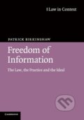 Kniha: Freedom of Information (Patrick Birkinshaw). Cambridge University Press, 2016