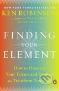 Kniha: Finding Your Element (Ken Robinson). Penguin Books, 2014