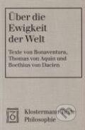 Kniha: Über die Ewigkeit der Welt (Bonaventura). , 2000