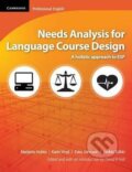 Kniha: Needs Analysis for Language Course Design (autorů kolektiv). Cambridge University Press, 2013