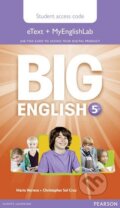 Kniha: Big English 5 Pupil´s eText & MyEnglishLab Access Code (Mario Herrera a neuveden). Pearson, 2014