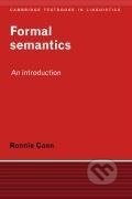 Kniha: Formal Semantics (Ronnie Cann). Cambridge University Press, 2004