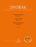 Cigánské melodie op. 55 pro hlas a klavír BA 10431 - Antonín Dvořák, Bärenreiter Praha, 2018
