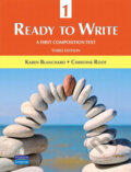 Kniha: Ready to Write 1: A First Composition Text (Karen Blanchard). Pearson