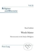 Kniha: Words Matter (René Gothóni). Peter Lang, 2011