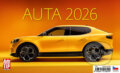 Stolní kalendář Auta 2026 (Helma). Helma, 2025