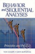 Kniha: Behavior and Sequential Analyses (Thomas L Sharpe). Sage Publications, 2003
