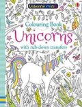 Kniha: Colouring Book Unicorns with Rub-Down Transfers (Sam Smith). Usborne, 2018
