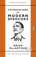 The Penguin Book of Modern Speeches - Brian MacArthur, Penguin Books, 2017