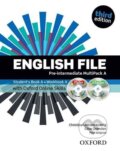 Kniha: English File Pre-intermediate Multipack A with iTutor DVD-ROM and Oxford Online Skills (3rd) (Clive Oxenden, Christina Latham-Koenig a Paul Selingson)