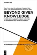 Kniha: Beyond Given Knowledge (Harri Veivo). De Gruyter, 2017
