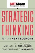 Kniha: Strategic Thinking for the Next Economy (Michael Cusomano). John Wiley & Sons, 2001
