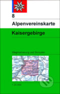 Kniha: Kaisergebirge 1:25 000 (Alpy Praha). Alpy Praha