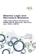 Kniha: Deontic Logic and Normative Systems. 13th International Conference, DEON 2016 (Olivier Roy). , 2016