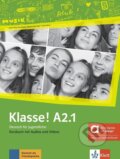 Kniha: Klasse! A2.1 – Hybride Ausgabe – Kursbuch + MP3/Video allango.net + Lizenz (24 Monate) (Klett)