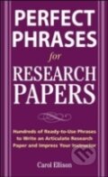 Kniha: Perfect Phrases for Research Papers (Carol Ellison). McGraw-Hill, 2010