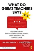 Kniha: What Do Great Teachers Say? (Hal Holloman). Taylor and Francis, 2023