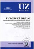 Kniha: ÚZ 1025 Evropské právo (Sagit). Sagit
