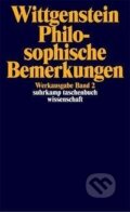 Kniha: Philosophische Bemerkungen (Ludwig Wittgenstein). Suhrkamp, 1984