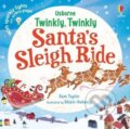 Kniha: Twinkly Twinkly Santa´s Sleigh Ride (Sam Taplin). Usborne, 2024