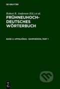 Kniha: apfelkönig - barmherzig (Oskar Reichmann). De Gruyter, 1994