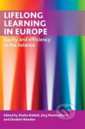 Kniha: Lifelong learning in Europe (Sheila Riddell). Policy Press, 2012