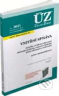 Kniha: ÚZ 1031 Vnitřní správa (Sagit). Sagit