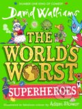 Kniha: The World’s Worst Superheroes (David Walliams). HarperCollins, 2025