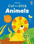 Kniha: Cut and Stick Animals (Jessica Greenwell). Usborne, 2025
