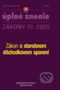 Kniha: Aktualizácia III/2 / 2025 - Dôchodky (Poradca s.r.o.). Poradca s.r.o., 2025