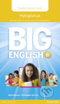 Kniha: Big English 6 Pupil´s MyEnglishLab Access Code (standalone) (Pearson). Pearson, 2014