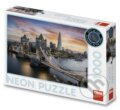 Puzzle: Soumrak nad Tower Bridge neon (Dino)