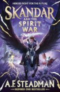 Kniha: Skandar and the Spirit War (A.F. Steadman). Simon & Schuster, 2025