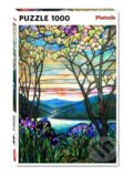 Puzzle: Tiffany: Magnolie a Irisy (Piatnik). Piatnik, 2025