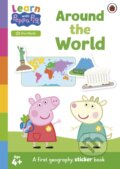 Kniha: Learn with Peppa: Around the World sticker activity book (Peppa Pig)