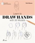 Kniha: Learn To Draw Hands With 50 Models (Niels Roman). , 2025