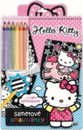 Kniha: Sametové omalovánky Hello Kitty (Jiří Models)