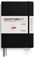 Weekly Planner & Notebook 2026 Medium (A5) Black - tečkovaný (Leuchtturm1917). Leuchtturm1917, 2025