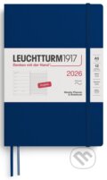 Weekly Planner & Notebook 2026 Medium (A5) Navy (Leuchtturm1917). Leuchtturm1917, 2025