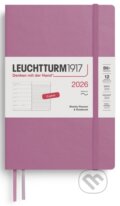 Weekly Planner & Notebook 2026 Paperback (B6+) Dusty Rose (Leuchtturm1917)