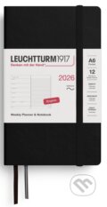 Weekly Planner & Notebook 2026 Pocket (A6) Black (Leuchtturm1917). Leuchtturm1917, 2025