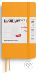 Weekly Planner & Notebook 2026 Pocket (A6) Rising Sun (Leuchtturm1917). Leuchtturm1917, 2025
