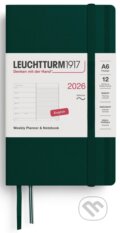 Weekly Planner & Notebook 2026 Pocket (A6) Forest Green (Leuchtturm1917). Leuchtturm1917, 2025