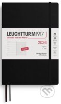 Weekly Planner & Notebook 2026 Medium (A5) Black (Leuchtturm1917). Leuchtturm1917, 2025