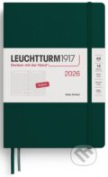 Daily Planner 2026 Medium (A5) Forest Green - tečkovaný (Leuchtturm1917). Leuchtturm1917, 2025