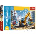 Puzzle: Puzzle Traktor s rypadlonakladačem (60 dílků) (Trefl). Trefl, 2025