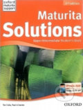 Maturita Solutions 2nd Edition Upper Intermediate Student´s Book Czech Edition ( - A. Paul Davies Tim, Falla, 2014