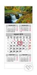 Štandard 5-mesačný kalendár 2019 s motívom vodopádu, 2018