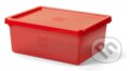 LEGO úložný box s organizérom - červená (LEGO). LEGO, 2025
